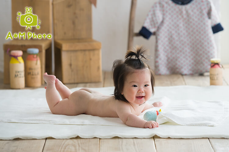 はだかんぼ、ハーフバースデーは岡山のエーエムフォトへ