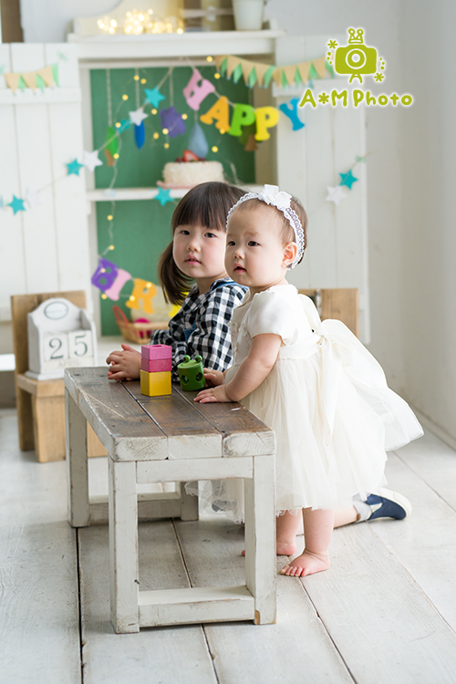 お誕生日撮影、1歳誕生日、バースデーフォト