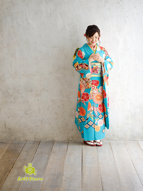 成人式　写真　岡山