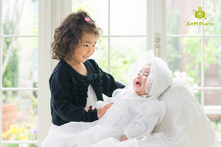 岡山,写真館,お宮参り,百日記念,フォトスタジオ