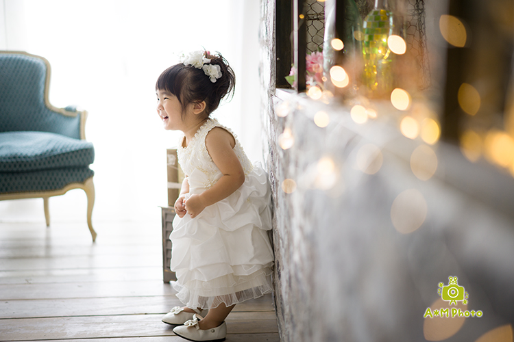 七五三の写真、撮影は岡山の写真館のエーエムフォトで