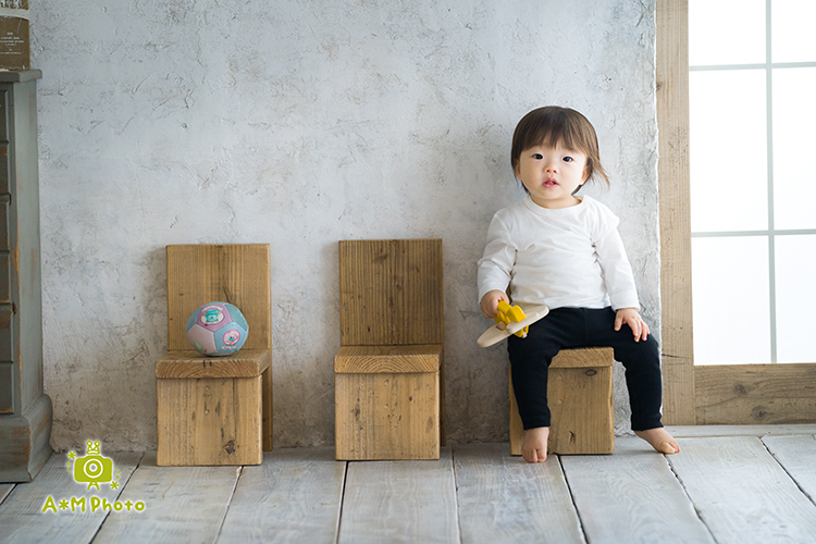 岡山市でバースデーフォト（お誕生日撮影）はエーエムフォトへ