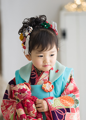 岡山　七五三　岡山のエーエムフォト で撮影する七五三の写真