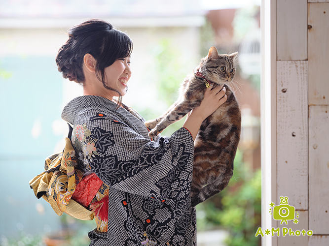 成人式、小物アレンジ、振袖