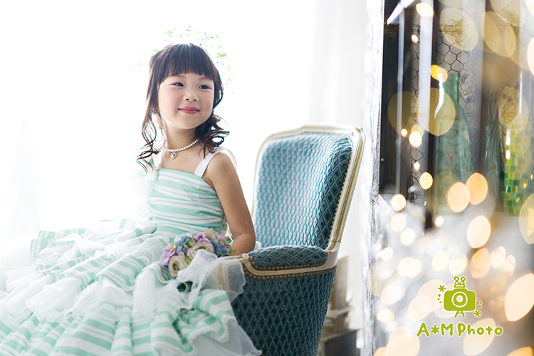 七五三ドレス、岡山、エーエムフォト