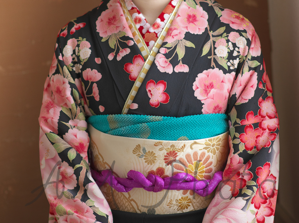 岡山のエーエムフォトで撮影する成人式、振袖の写真