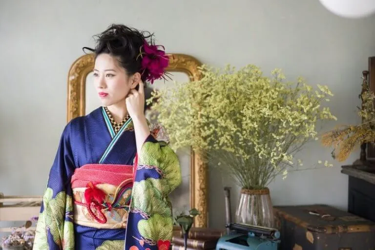 岡山市のエーエムフォトで撮影する成人式の写真、振袖レンタル